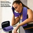 thumbnail image 5 of Sports Towel 30x80cm Sweat-Absorbing Fabric with Carry Case for Gym, Yoga, Outdoor Activities, 5 of 8