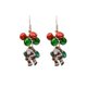 thumbnail image 1 of Adornos Navideños Regalos Pendientes Colgantes Pendientes De Botón Pendientes De Campana De Santa Hugo Pendientes del perno prisionero, 1 of 10