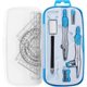 thumbnail image 1 of Mathematics Geometry Kit Set 10 Pieces Student Supplies with Shatterproo, 1 of 5