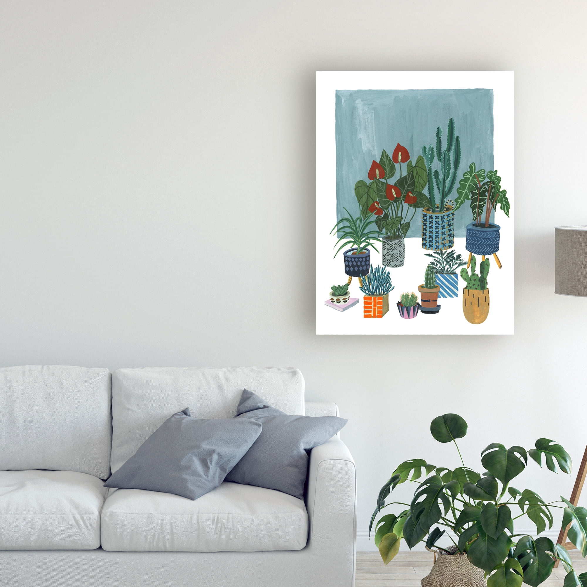 Trademark Fine Art 'A Portrait of Plants I' Canvas Art by Melissa Wang