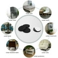 thumbnail image 3 of 8pcs Felt Pads Round Dia 3/4" Self Stick Leg Pad for Floor Furniture Leg Black, 3 of 7