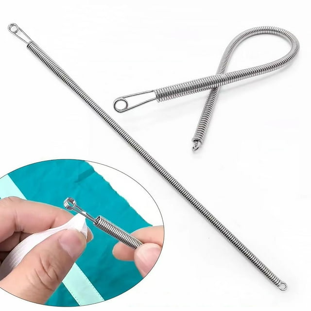 Xihbxyly Herramienta Flexible para Enhebrar Cuerdas, Abrazadera de Resorte Resistente, Cinta Elástica Multiusos, Ayudante Artesanal para Entusiastas, Diseño Portátil, Ideal para Actividades En El Hog