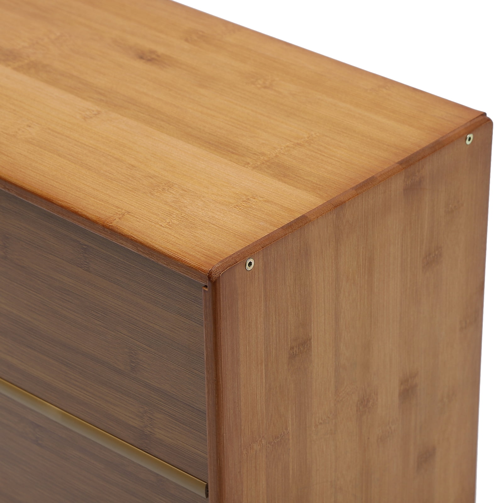 Wood Counter-top Cabinet Kitchen Pantry Sideboard with Sliding Glass Doors 21.6*11*18.1 in