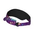 thumbnail image 3 of Kll Sport Sun Visor Hats Ball Caps Empty Top Baseball Sun Cap For Men Women-Retro 80s Style, 3 of 8