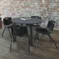thumbnail image 3 of Regency 'M' Stack Chair- Grey, 3 of 5