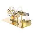 thumbnail image 6 of CIYISON Hot Air All Metal Stirling Engine Power Generator Motor Model Electricity Generator Power Generator, 6 of 15