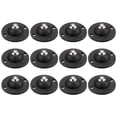 thumbnail image 1 of 12uds Adhesivas Mini Giratorias Ruedas, Giratoria Universal Rueda 360 Grados Rotación Adhesivas Poleas para Papeleras, Almacenamiento Cajas, Muebles, Papelera Cubo (Negro), 1 of 7