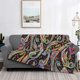 thumbnail image 2 of Fotbe Watercolor Romantic Paisley Manta de Franela con Estampado, Manta Ultrasuave para Cama, Sofá, Auto, Hipoalergénica y Antibolitas-50"x40", 2 of 6