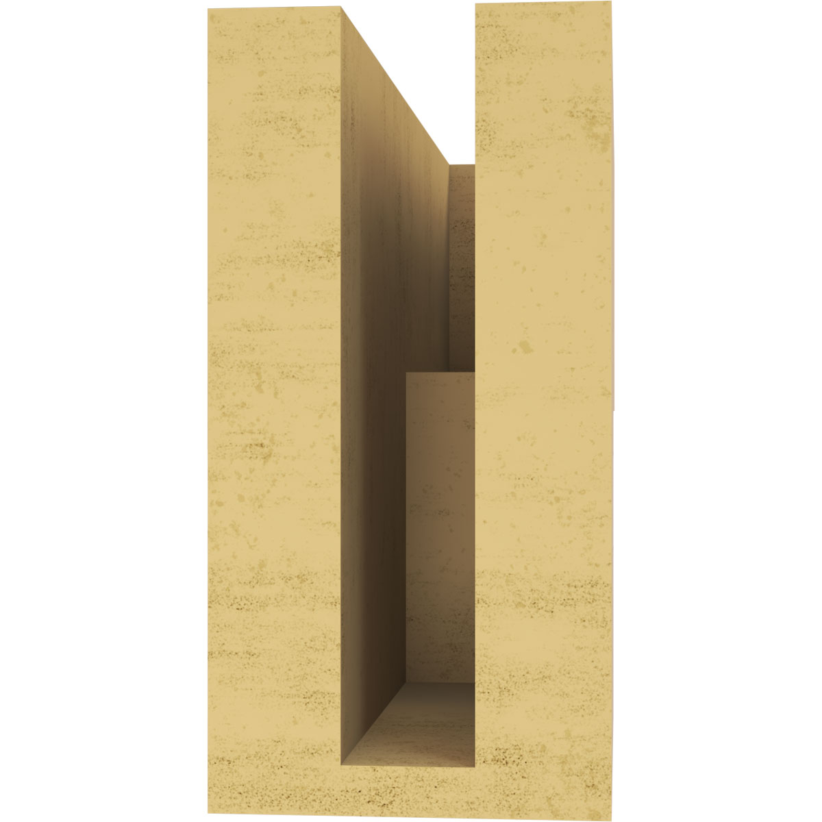 3"W x 9"D x 6"H Classic Chapel Hill Rough Cedar Woodgrain TimberThane Corbel, Primed Tan
