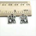 thumbnail image 4 of U8MO 10/30/50pc LOVE letter Antique Silver Charms Pendants For jewelry making 15*13mm-30pcs, 4 of 5