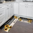 thumbnail image 2 of Sunflower Kitchen Rugs, Sunflower Decor Sunflower Rugs for Kitchen, Country Sunflower Kitchen Decor Accessories Things - Sunflower Rugs and Mats, Kitchen Mat Set of 2, 17x30 and 17x47 Inch, 2 of 6