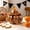 Brown, variant on YAWUBT Crystal Pumpkin House Witch Pumpkin Jar Halloween Candy Box Handmade Crystal Décor Witchy Fall Home Decoration Gift