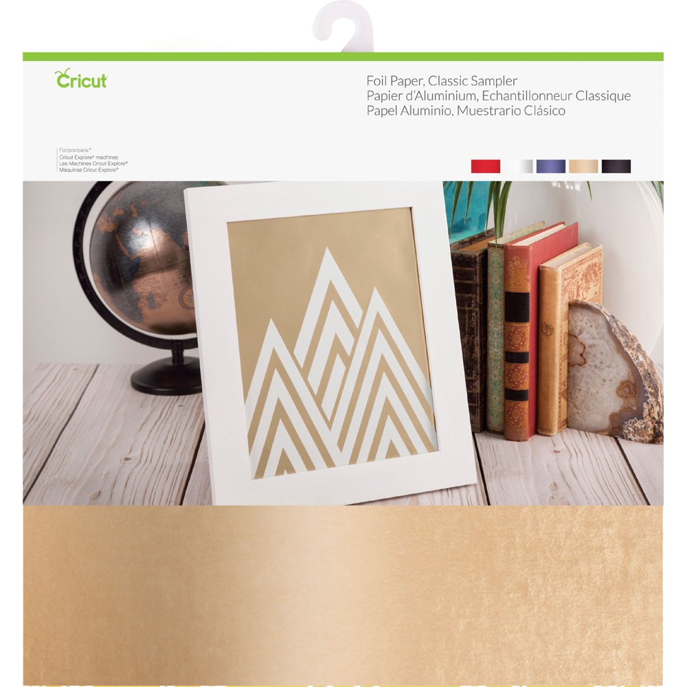 Cricut Foil Paper, Classic Sampler 12"x12"
