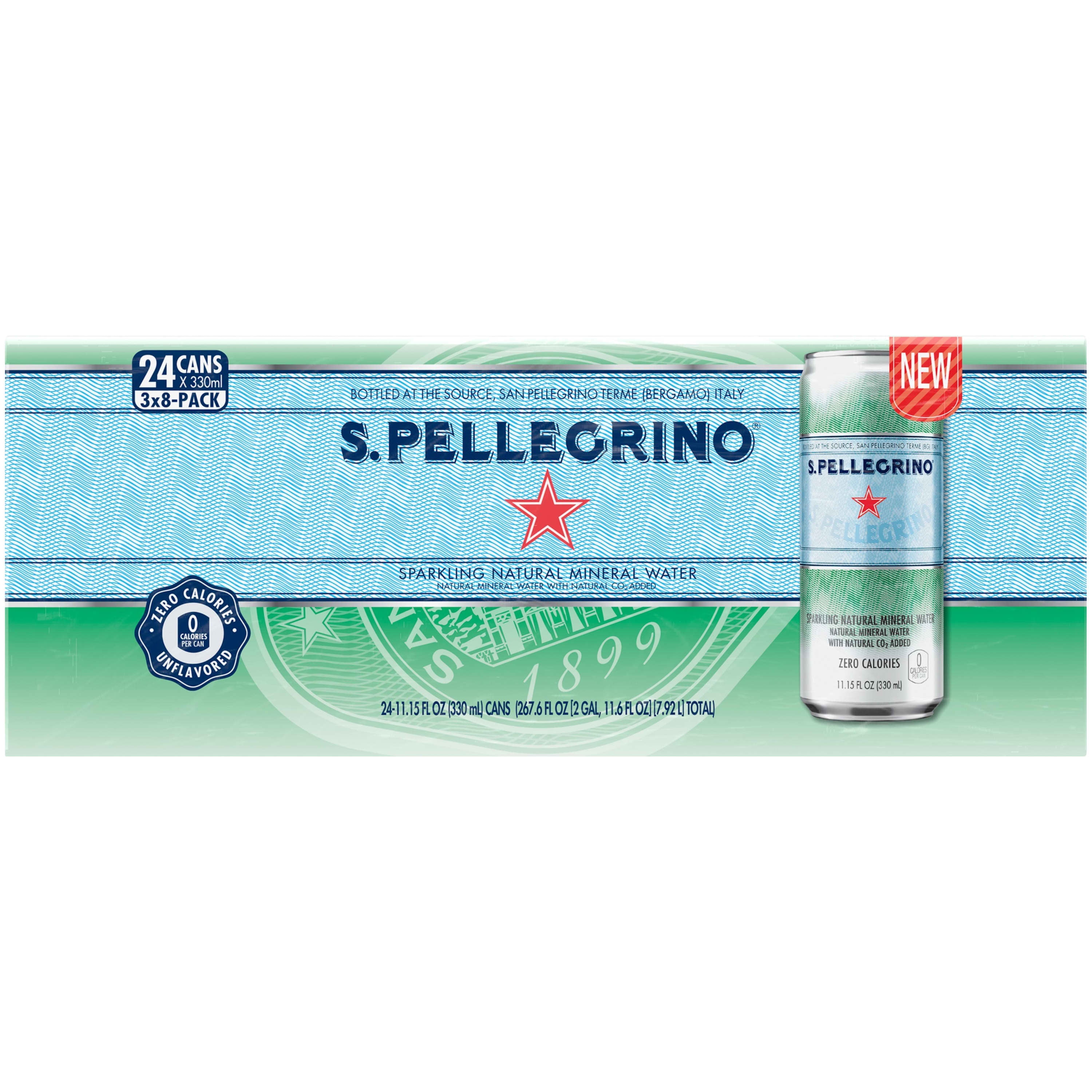 S.Pellegrino Sparkling Natural Mineral Water 267.6 fl oz