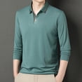 thumbnail image 1 of Blusa y camisa de manga larga con cuello vuelto para hombre, ropa deportiva para el hogar, pijamas, camiseta de color liso, blusa deportiva de manga larga con cuello vuelto, blusa para hombre, blusa d, 1 of 6