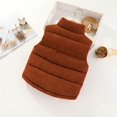 thumbnail image 4 of Kids Toddler Boys Girls Corduroy Puffer Vest Coat Solid Color Sleeveless Outwear Winter Neutral Warm Clothes, 4 of 9