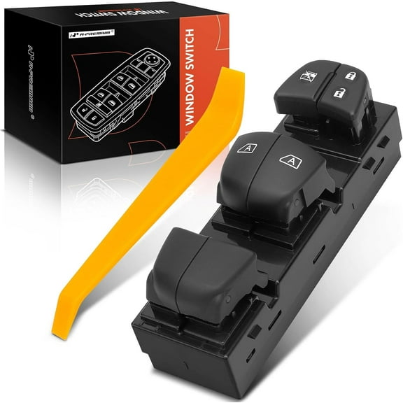 A-Premium Master Power Window Switch Compatible with Nissan Altima 2013 2014 2015 2016 2017 2018, Front Left Driver Side, 2.5L 3.5L, Sedan, Replace# 25401-3TA4A, 254013TA4A