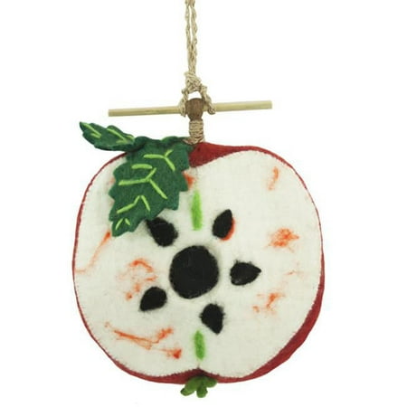 DZI Handmade Designs DZI484022 Apple Felt Birdhouse