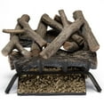 thumbnail image 2 of Bluegrass Living Vented Natural Gas Fireplace Log Set With Remote Control Kit - 18 in. Rustic Oak, 45,000 BTU - Model# BVL18-3-RO, 2 of 5