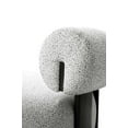 thumbnail image 5 of Bartow Woven Fabric Solid Wood Accent Chair in Ivory & Black - Set of 2, 5 of 12