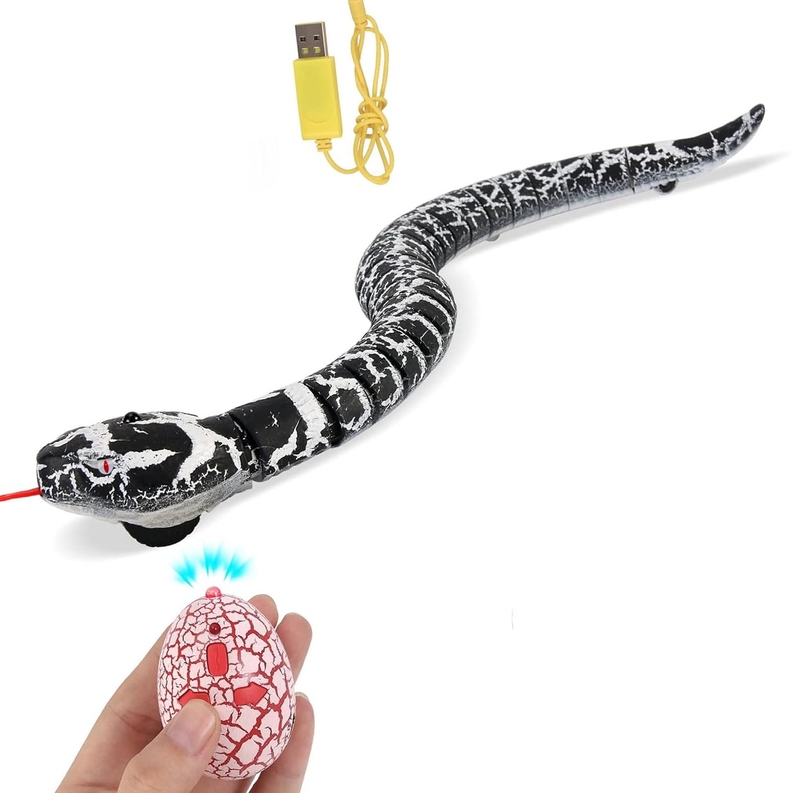 2. Robotic Rattlesnake Toy Featuring Multi-Terrain Mobility & ABS For Family Fun