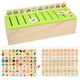 thumbnail image 1 of Juguetes de clasificación de madera juegos de aprendizaje de preescolar y jardín de infantes actividades que combinan las habilidades motoras finas para niños de 3 años o ANGGREK Otros, 1 of 8