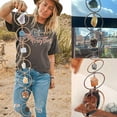 thumbnail image 2 of 7 piedras preciosas de chakra, cristales curativos, campanas de viento, decoración, ventana, coche, adorno colgante, 2 of 5