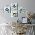 thumbnail image 5 of Wexford Home Sea Turtle Pictures Prints Nautical Wall Décor 16x16 inches for Each, Set of 4 total Ocean Tropical Fish Wall Art for Bathroom Bedroom Office, 5 of 11