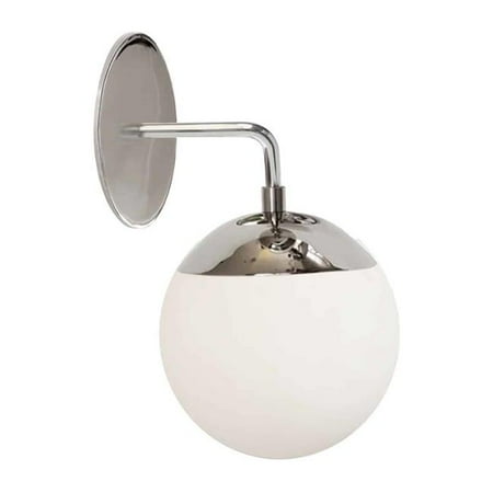 

Dainolite DAY-141W-PC 7 in. Dayana 1 Light Halogen Wall Sconce Polished Chrome with White Glass