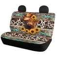 thumbnail image 6 of Pzuqiu Western Cowboy Cow Car Seat Cover Light Breathable Front and Rear Split Bench Seat Covers Washable Easy to Install Car Seat Cushion Universal Fit for Most Cars Sedan Van Truck, 6 of 7
