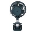 thumbnail image 4 of Clip Fan, USB Charging 3 Speed Modes Clip On Fan Sturdy Clamp Strong Airflow  For Office For Bedroom For Travel Green, 4 of 8