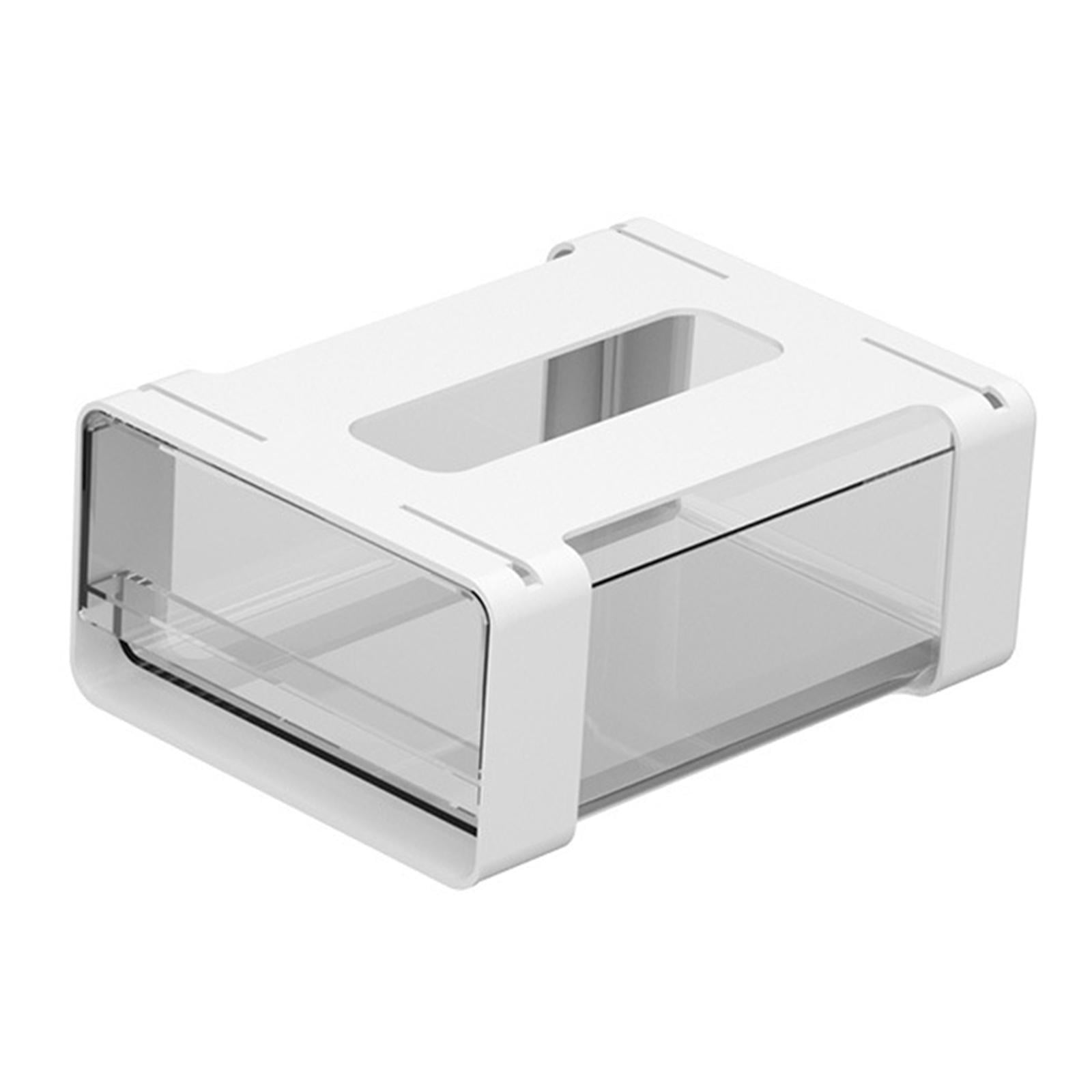 Hidden under Desk Drawer Attachment Organization, under Desk Drawer Storage Box for Home, Classroom, Stationery, Kitchen, Office S