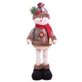 thumbnail image 3 of Cateissary Lint Christmas Doll Portable Adorable House Living Room Restaurant Showcase Elemento de Navidad Decoración Regalo de cumpleaños Kits de decoración para fiestas Muñeco de nieve, 3 of 6
