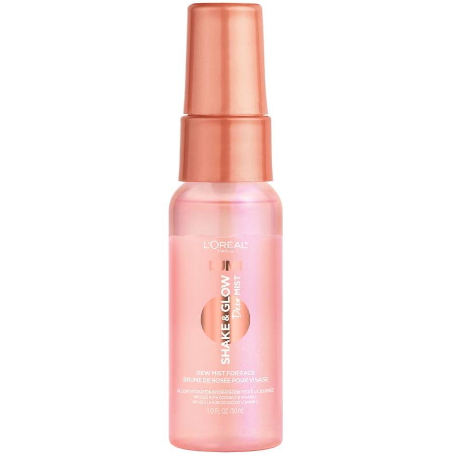 L'Oreal Paris Makeup LUMI Shake and Glow Dew Mist, Hydrating and