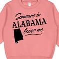 thumbnail image 3 of Inktastic Someone in Alabama Loves Me Toddler Sweatshirt, 3 of 4