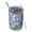 Blue Daisy Flower-2, variant on 12oz Tumblers Blue Daisy Flower Pattern Vacuum Insulated Stainless Steel Travel Tumbler Cups Mug with Lid and Straw for Beer,Coffee,Beverages with Cleaning Brush for Cold & Hot Drinks