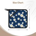 thumbnail image 2 of 1 PCS Pot Holders for Kitchen - Heat Resistant Silicone Pot Holders with Hanging Loop, Starry Sky Blue Daisies Flowers Non Slip Oven Hot Pads, Potholders for Decor Baking Cooking Kitchen, 2 of 6
