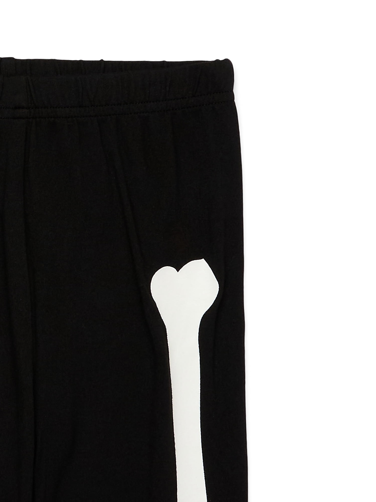 Halloween Boys or Girls Family Matching Pajamas Glow In The Dark Skeleton Set by Way to Celebrate, 2-Piece, Sizes 6-12