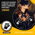 thumbnail image 4 of Naiovety Manoplas de Halloween de punto deportes montar guantes sin dedos mujeres luminosas fiesta de terror niños niñas calentadores de Type6 NO6, 4 of 6
