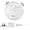 White, variant on Playtopia USB Rechargeable Automatic Robotic Vacuum Cleaner Smart Floor Sweeper for Hardwood Tile Low Pile Carpet 1pc 22×22cm White Black