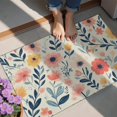 thumbnail image 4 of Pioneer Flower Floral Print Pattern Door Rugs,Washable Non Slip Door Mats Indoor,Decorative Door Mats,Entry Mat Indoor for Entrance,Bedroom,Kitchen,Bathroom,20"x32", 4 of 6