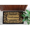 thumbnail image 3 of Ottomanson Ottohome Collection Non-Slip Rubberback Floral Border Design 20x30 Indoor/Outdoor Doormat, 20" x 30", Multicolor, 3 of 7