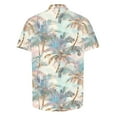 thumbnail image 5 of ZCFZJW Men's Hawaiian Wrinkle Free Shirts Big and Tall Regular Fit Casual Short Sleeve Button Down Tropical Floral Beach Vacation Tees Shirt Tops Multicolor#05 L, 5 of 6