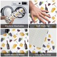 thumbnail image 4 of Bathroom Rugs Non Slip Washable - Wine Cheese grape Print Kitchen Mats for Floor, Area Rugs for Entryway Rugs Indoor, Laundry Bathroom Room Door Rug with Rubber Backing 20x31.5in, 4 of 8