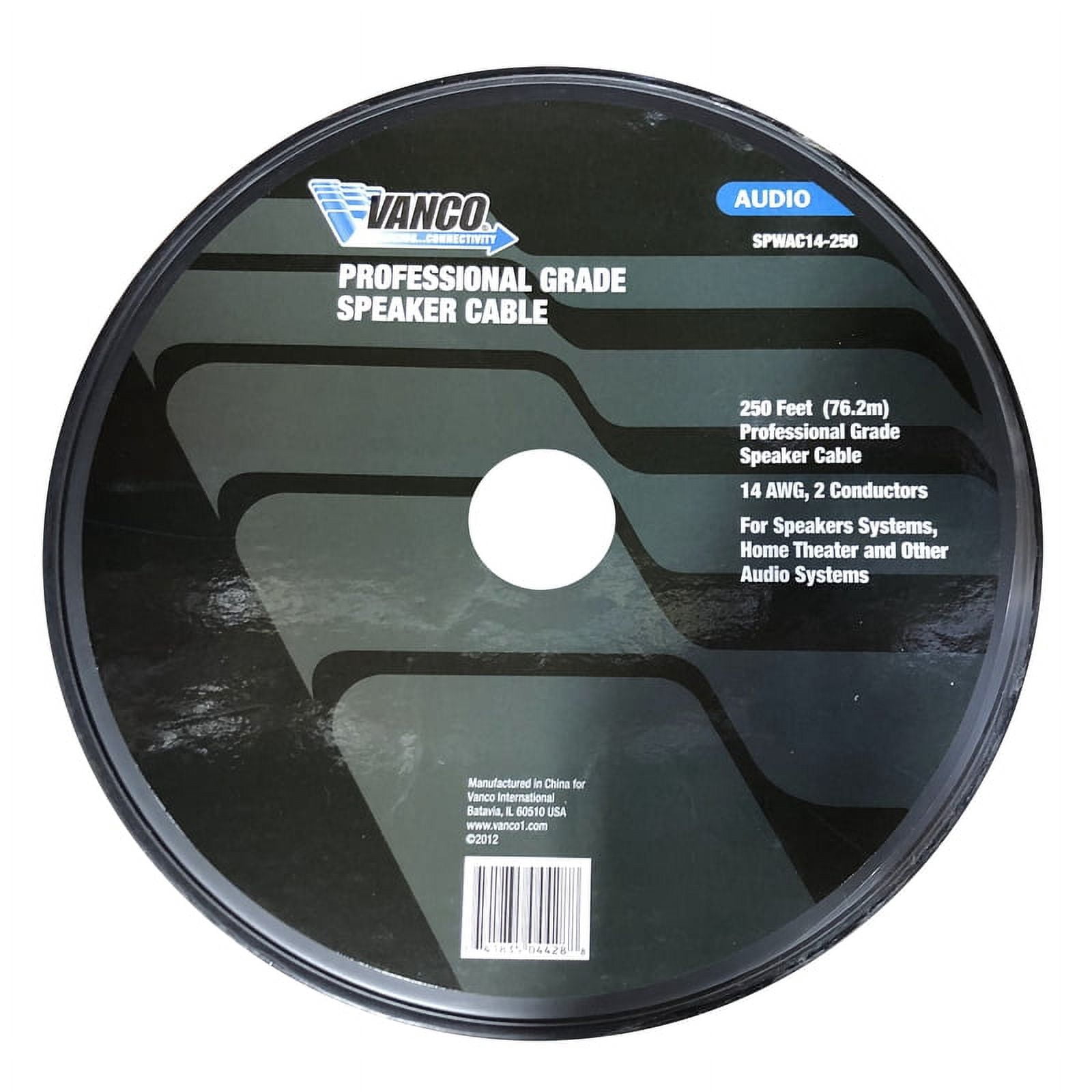 WIRE SPEAKER 14AWG 250' by VANCO MfrPartNo SPWAC14-250