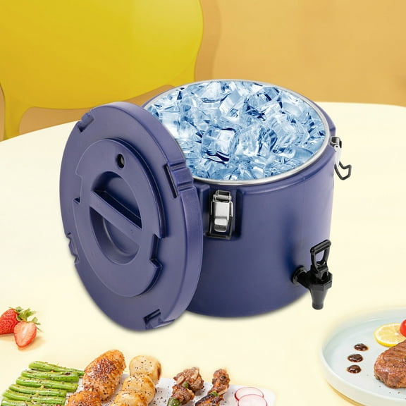 5.3-Gallon Stainless Steel Insulated Beverage Dispenser – Long-Lasting Temperature Retention, Perfect for Parties, Cafés, Restaurants & Outdoor Events
