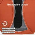 thumbnail image 5 of WBQ Seamless Period Underwear for Women 4-Layers Leakproof Menstrual Panties Postpartum Protective Briefs Low Rise Ladies Panties Nylon Spandex Women Panties S-XL, 1 PCS, 5 of 8