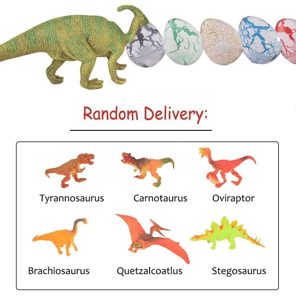 URMAGIC 5Pcs lot Easter Dinosaur Eggs Hatching Dino Egg Grow in