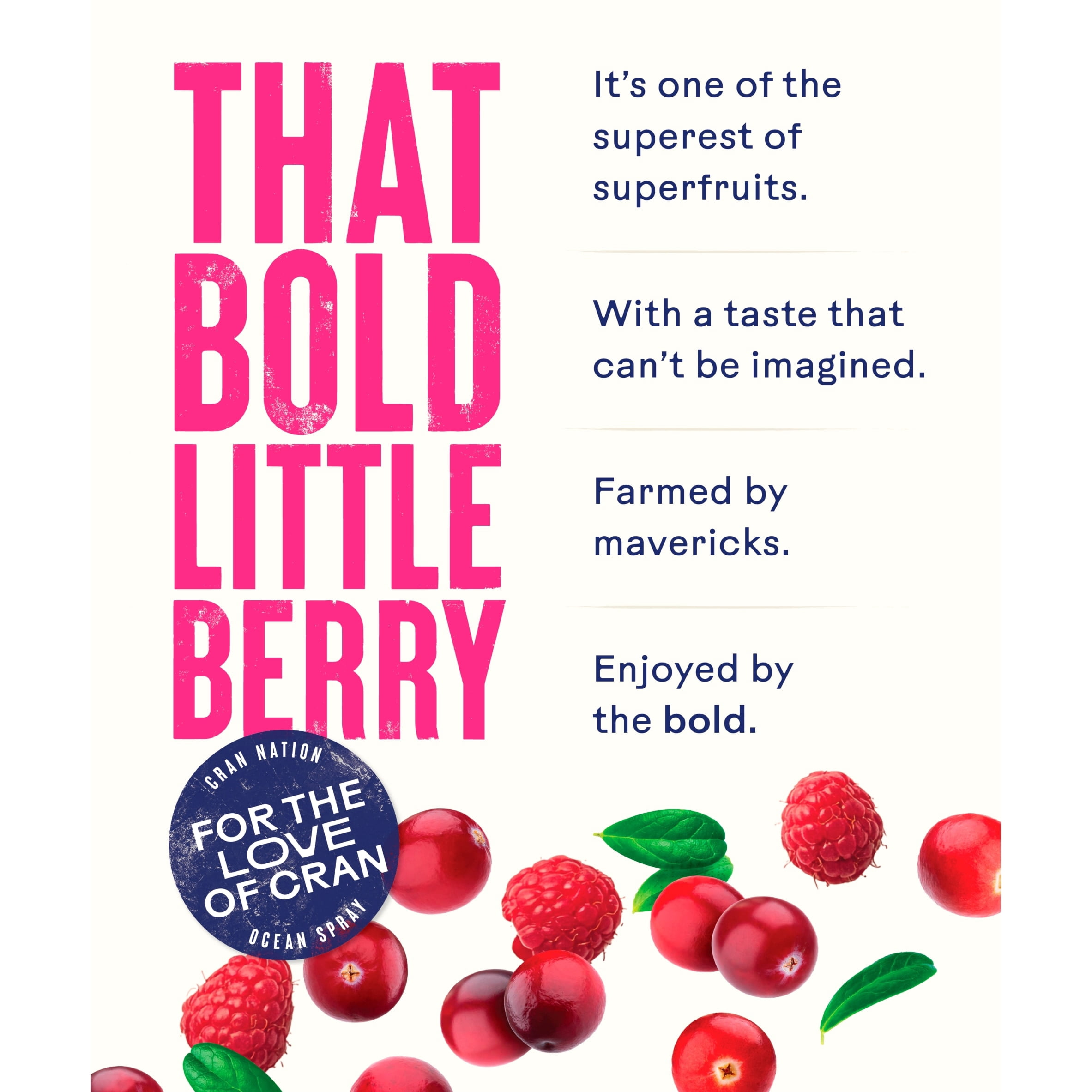 Ocean Spray Cranberry & Raspberry Juice Drink 1 Litre, Imported from Britain