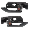 thumbnail image 4 of Front Left and Right Interior Door Handle Compatible with 2003-2008 Hyundai Tiburon Black With Lock Button 826102C000LK 826202C000LK GT GT Limited Gtp SE Base GS Vehicle Door Handle, 4 of 5
